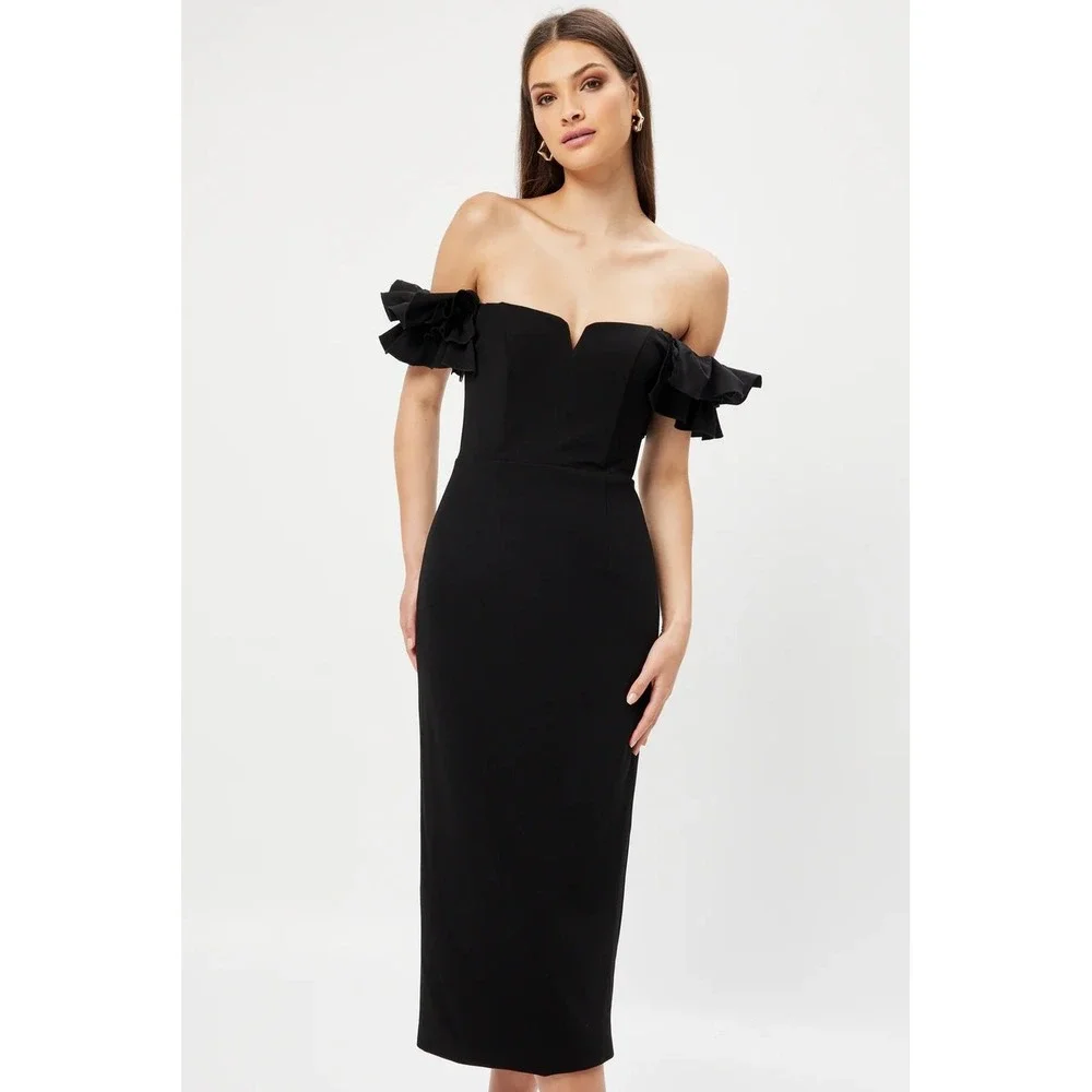 floral off the shoulder dress for wedding guest Buy floral off the shoulder dress for wedding guest on SMCDress.com XS / ROSEGOLD